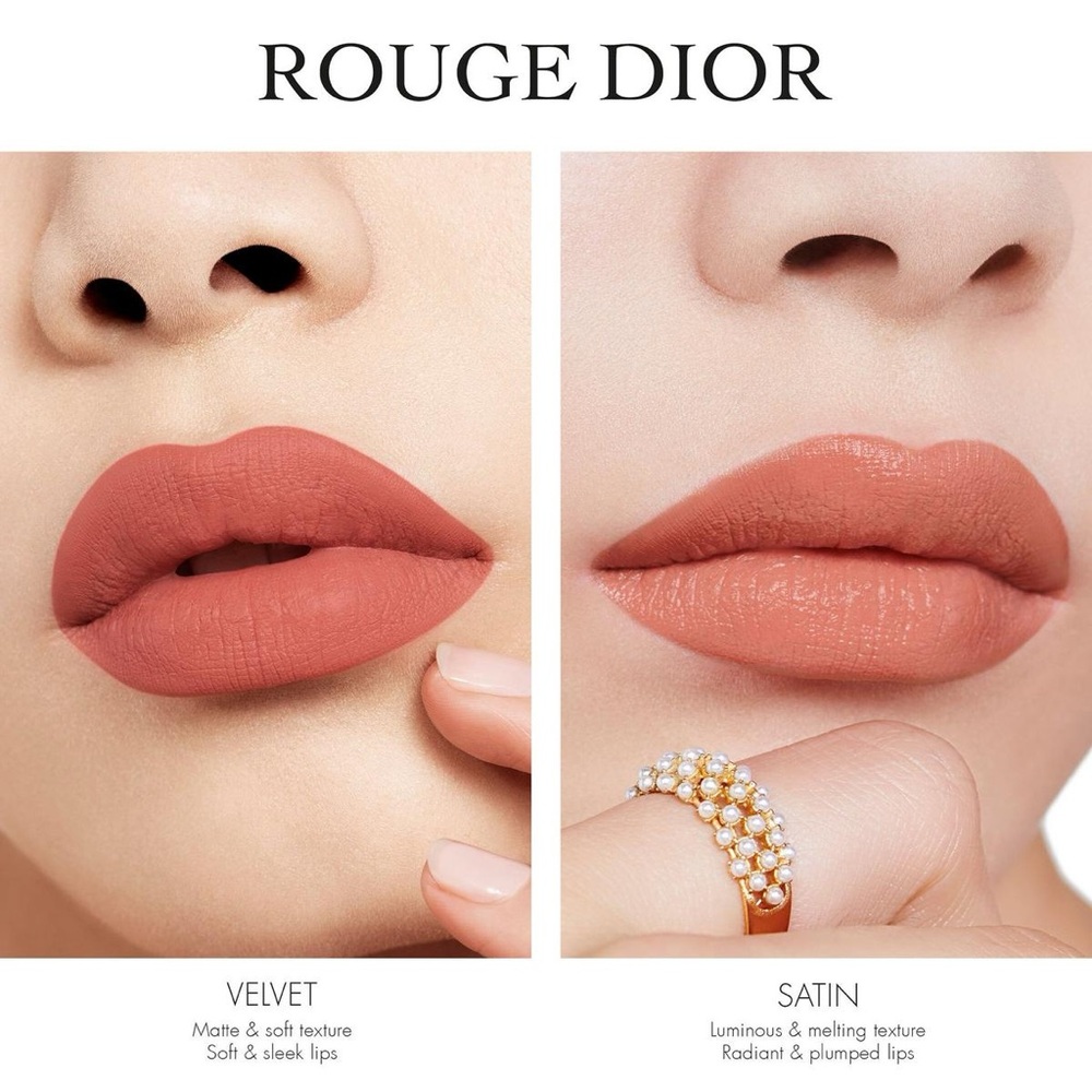 Dior Rouge Lipstick - Elegant Nude #100 - Picture 5 of 5